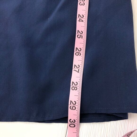 Geren Ford Pleats & Studs Sleeveless Silk Blouse In Navy - Picture 11 of 11